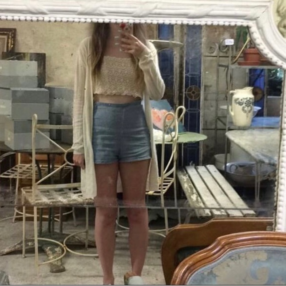 American Apparel  Jean Shorts